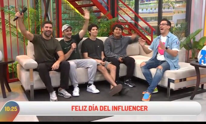 «Arriba mi gente» celebró el Día del Influencer con las visita de conocidos creadores de contenido