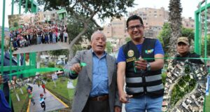 Hernán Sifuentes: Alcalde de SMP entrega «Parque La Pera» a vecinos de Palao