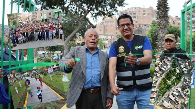 Hernán Sifuentes: Alcalde de SMP entrega «Parque La Pera» a vecinos de Palao