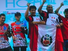 Lester Aguilar logró histórico título en Sudamericano de Motos Acuáticas en Paraguay