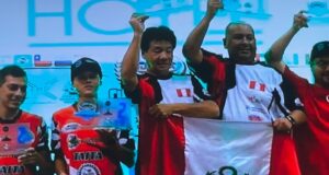 Lester Aguilar logró histórico título en Sudamericano de Motos Acuáticas en Paraguay