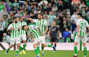 Real Madrid tropezó en su visita al Betis empatando 1-1