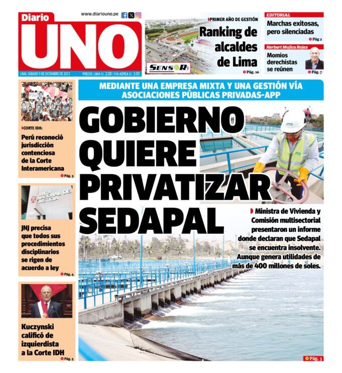 Edición del 9 de diciembre de 2023