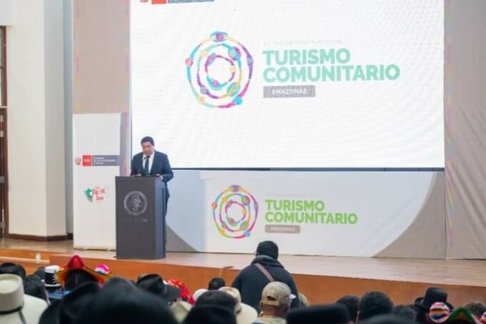 Gobernador Gilmer Horna y ministro Mathews inauguran Encuentro Nacional de Turismo Comunitario en Amazonas