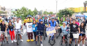 Bicicleteada internacional en San Luis