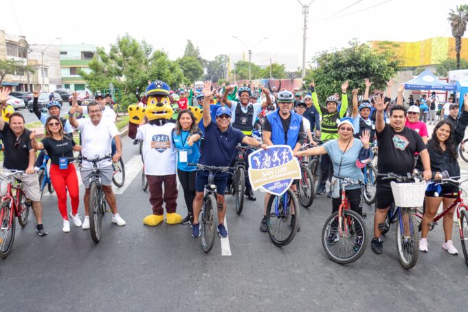 Bicicleteada internacional en San Luis