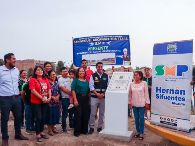 San Martín de Porres:Urb. Luz de Jesús luce pistas y veredas luego de 15 años de espera