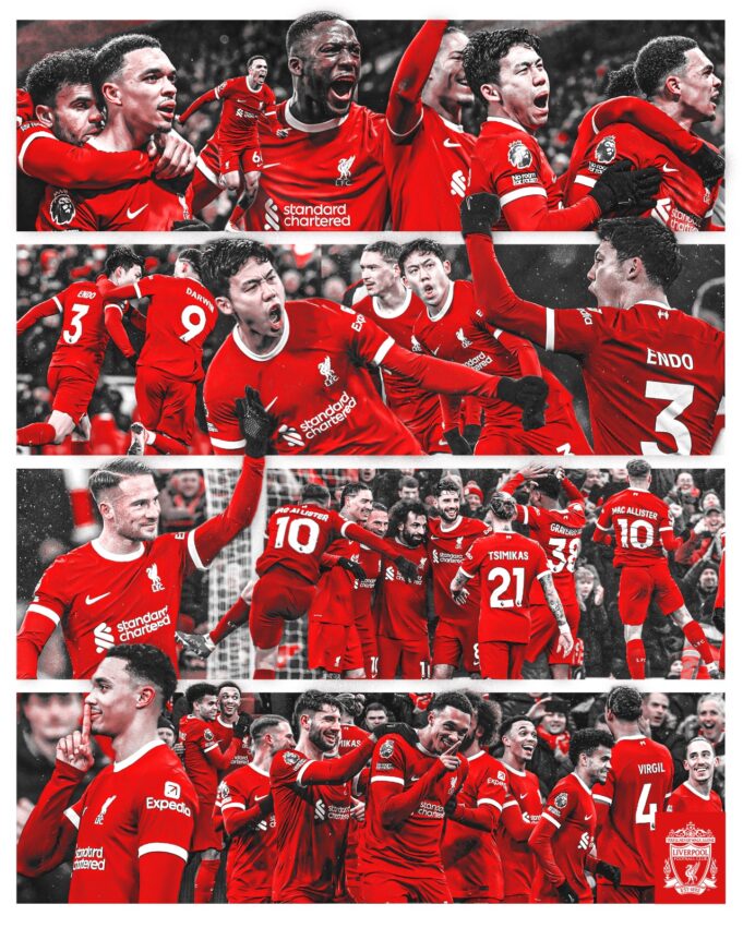 Liverpool el nuevo escolta del Arsenal al ganarle a Fulham 4-3