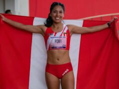 Anita Poma ganó oro en los 1,500 del Sudamericano de Indoor en Cochabamba