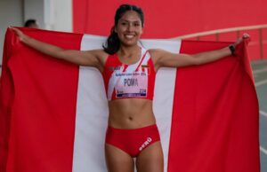 Anita Poma ganó oro en los 1,500 del Sudamericano de Indoor en Cochabamba