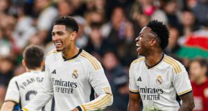 Real Madrid le ganó al Almería por 3-2 con gol polémico de Vinicius Jr.