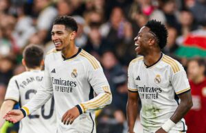 Real Madrid le ganó al Almería por 3-2 con gol polémico de Vinicius Jr.