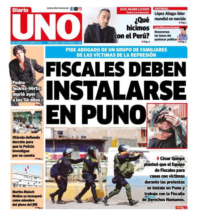 Edición del 29 de diciembre de 2023