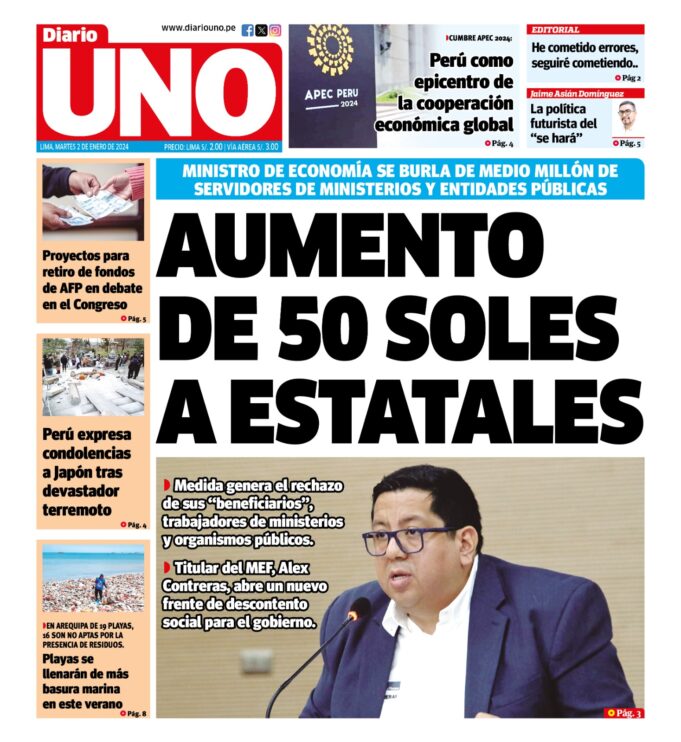 Edición del 2 de enero de 2024