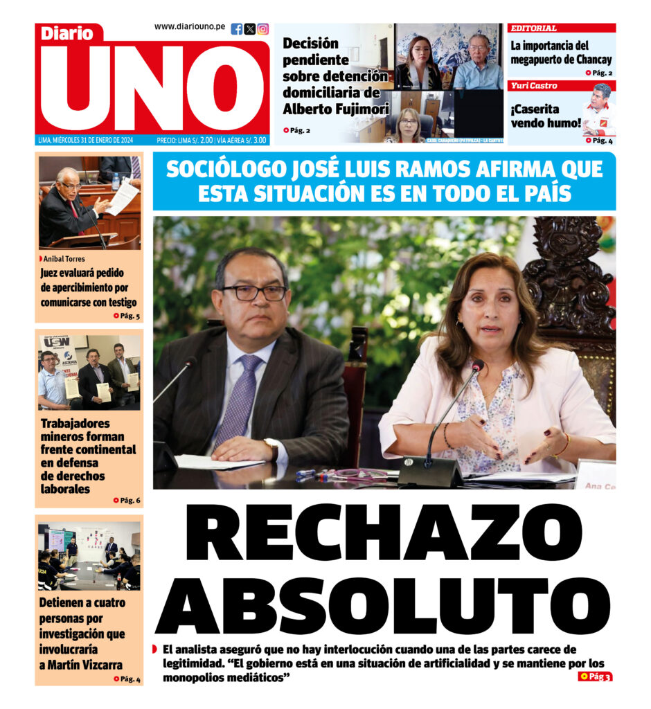 Edición del 31 de enero de 2024 Diario UNO