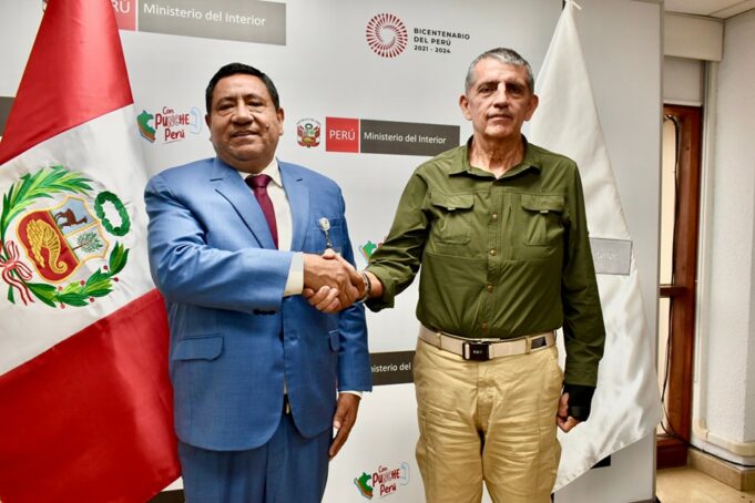 Gobernador de Amazonas junto a Ministro del Interior impulsa la construcción de La Escuela Técnico Superior PNP – ETS Amazonas