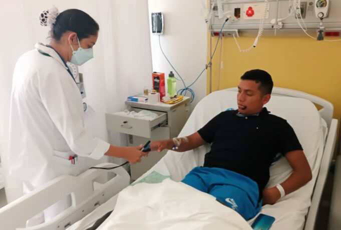 Policías heridos por explosión de granada reciben atención especializada en Hospital Nacional PNP «Luis N. Sáenz»