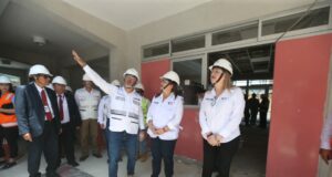 Ministra de Educación inspecciona moderna Escuela Bicentenario en El Cercado de Lima
