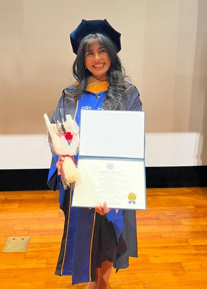 Capitán de la Sanidad PNP obtiene segundo puesto en maestría en Corea del Sur