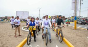MML inaugura nuevas ciclovías que beneficiarán a más de 14 mil vecinos de Villa El Salvador