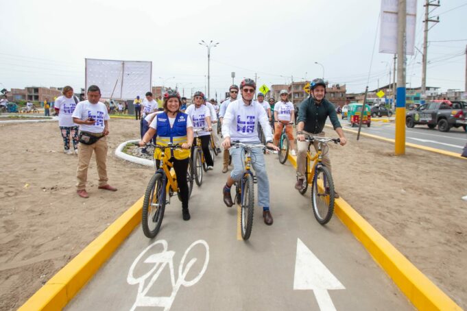 MML inaugura nuevas ciclovías que beneficiarán a más de 14 mil vecinos de Villa El Salvador