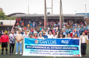 MUNICIPALIDAD RECUPERA ESTADIO MUNICIPAL DE SAN LUIS