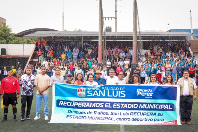 MUNICIPALIDAD RECUPERA ESTADIO MUNICIPAL DE SAN LUIS