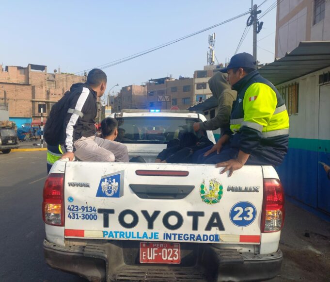 Victoria: Serenazgo y PNP realizan trabajo articulado en intervenciones exitosas de delincuentes.