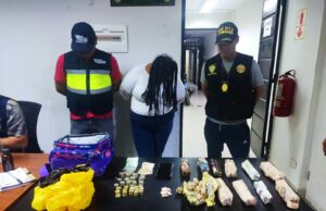 Capturan en La Victoria a mujer con más de 2 mil ketes de droga para su microcomercialización