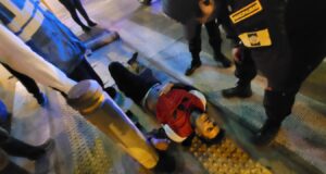 Serenazgo de Comas captura a presunto delincuente en moto que sufrió accidente en su huída