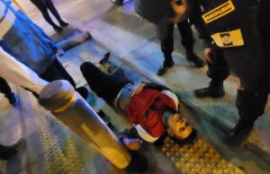 Serenazgo de Comas captura a presunto delincuente en moto que sufrió accidente en su huída