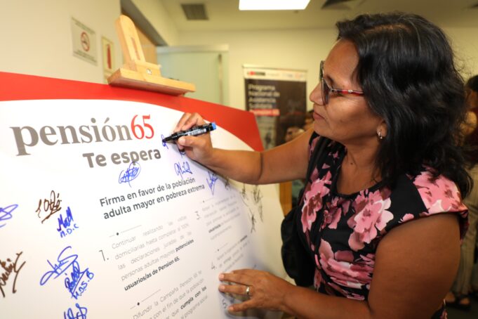 Pensión 65 y municipios de Lima y Callao se unen para inscribir a más adultos mayores al programa social