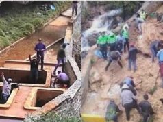 Tragedia en baños termales: deslizamiento mata a cuatro bañistas y deja posibles desaparecidos