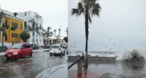 Callao Cierran malecón Chucuito por oleajes anómalos que seguirán dentro los próximos cinco días