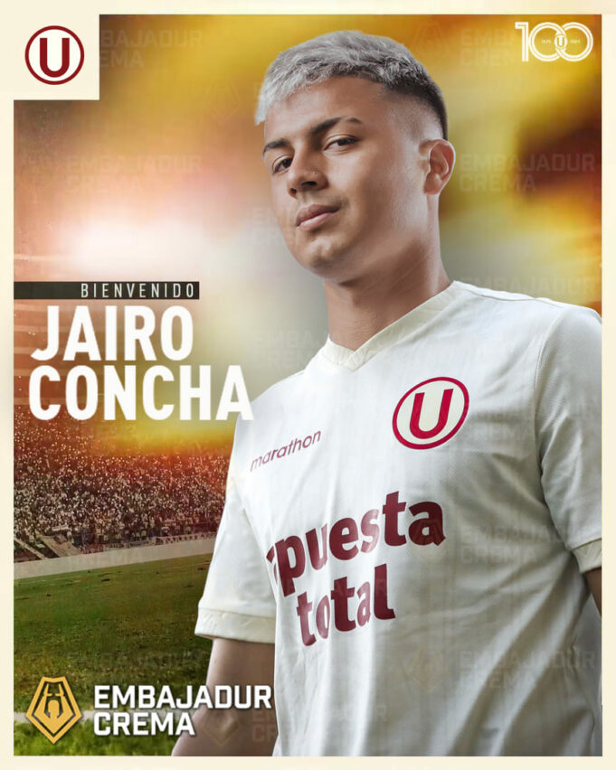 Jairo Concha es el nuevo jale de Universitario para el «Centenario»