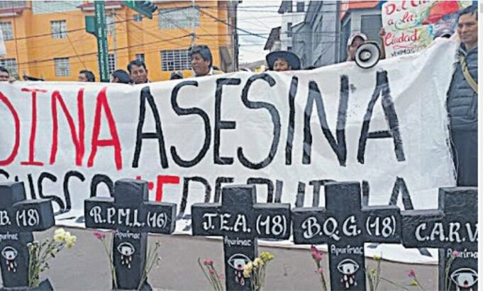 Ayacucho repudia a Dina Boluarte: Por los 10 asesinados en las Protestas del 15 de diciembre de 2022