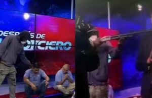 Delincuentes armados y encapuchados toman canal de TV en Ecuador EN VIVO y secuestran a todo el personal