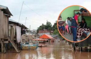 Emergencia por inundaciones en Loreto: Más de tres mil personas afectadas en cuatro distritos de la región