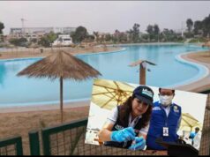 Playa artificial de Rafael López Aliaga es declarada como “no saludable” por el Minsa
