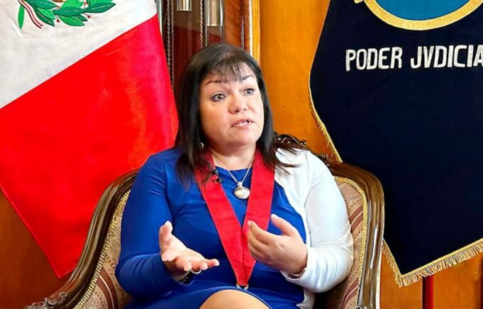 Presidenta de Corte de Lima: satisfecha con el uso de»Botón de Pánico» para frenar víctimas de violencia(VIDEO)