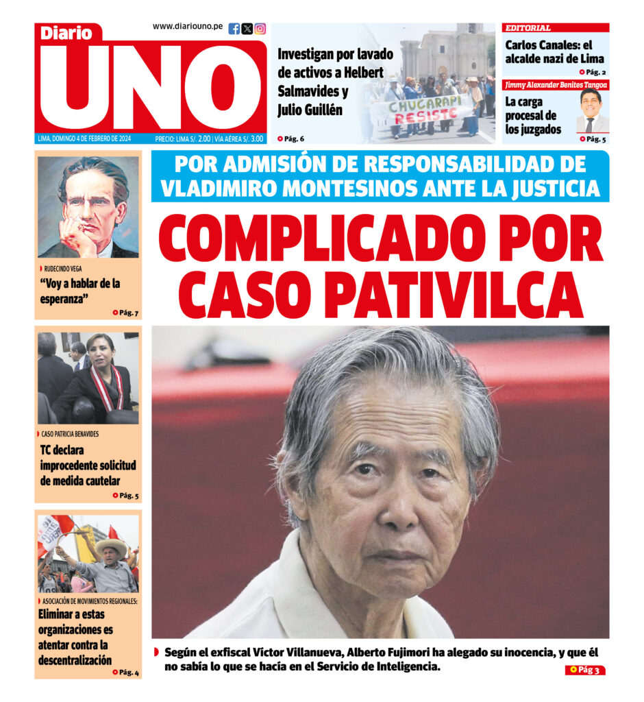 Edición del 4 de febrero de 2024 Diario UNO