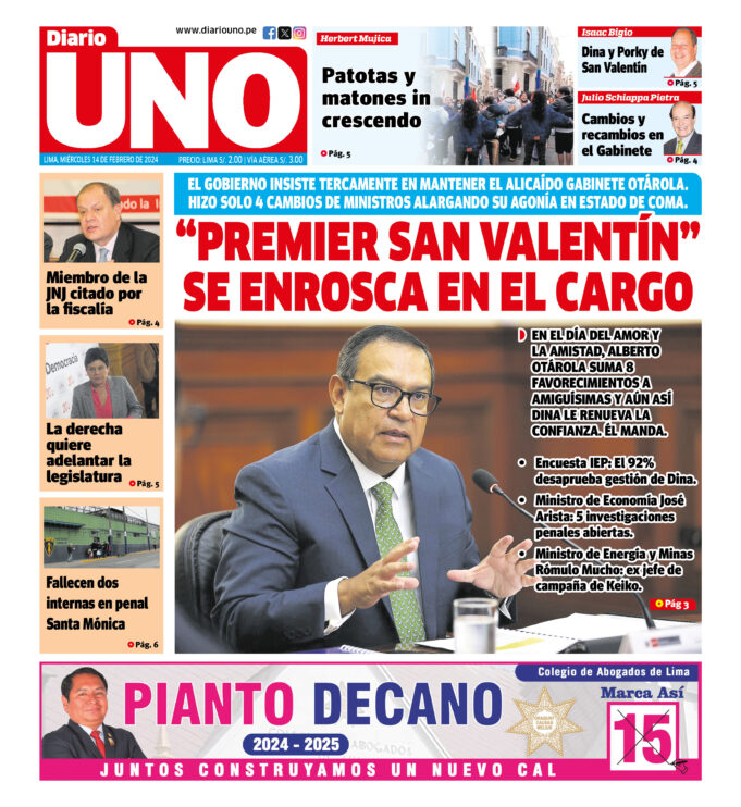 Edición del 14 de febrero de 2024