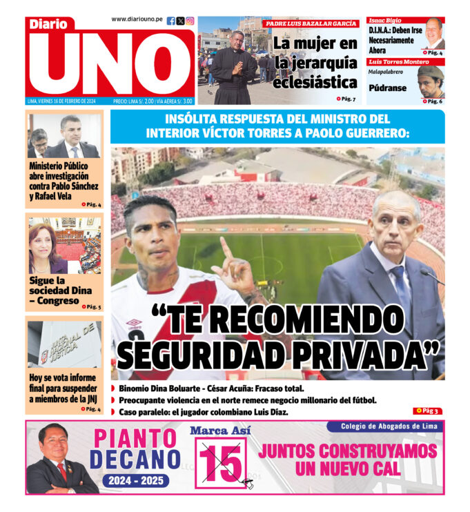 Edición del 16 de febrero de 2024