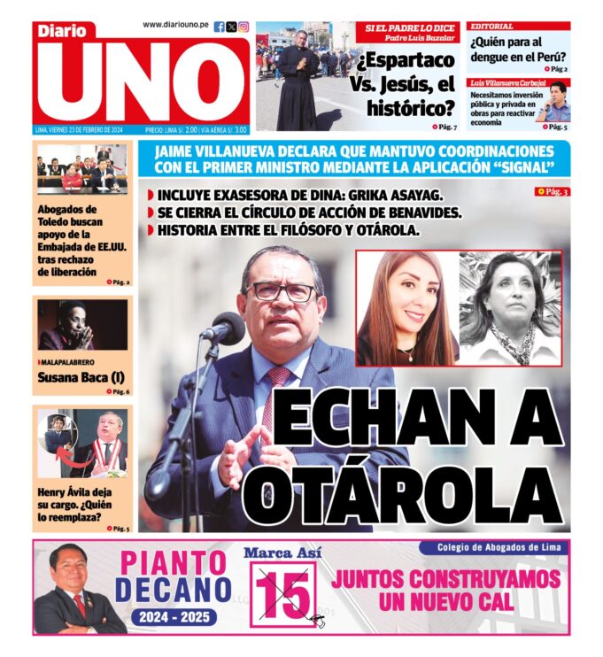 Edición del 23 de febrero de 2024