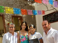 Luciana Fuster lleva alegría a niños del norte