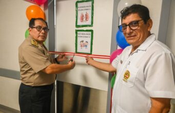 Director de Sanidad Policial inaugura nuevos consultorios de Neurología y Nefrología Infantil