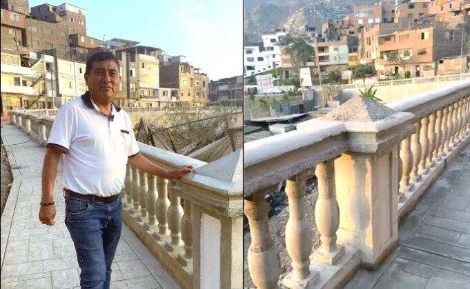 Vecinos aplauden a alcalde de Rímac por recuperación de Centro Históricos como el Muro de contención “El Altillo”