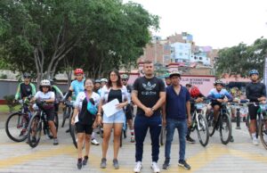 Con gran aceptación se llevó a cabo la bicicleteada «Rumbo al Cerro San Cristóbal»