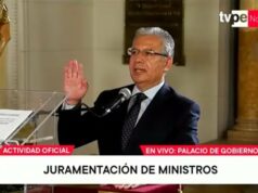Walter Astudillo juró como ministro de Defensa en reemplazo de Jorge Chávez Cresta