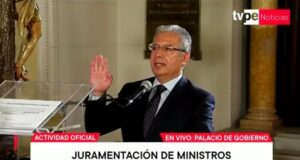 Walter Astudillo juró como ministro de Defensa en reemplazo de Jorge Chávez Cresta